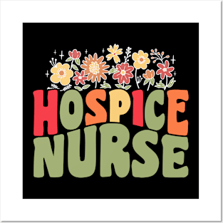 Hospice Nurse Floral Posters and Art